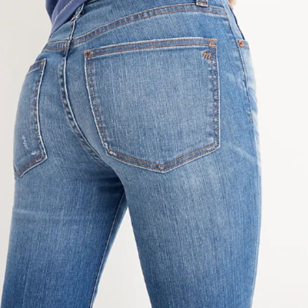 Madewell Cali Demi-Boot Jeans: Destructed-Hem Edition Size 27